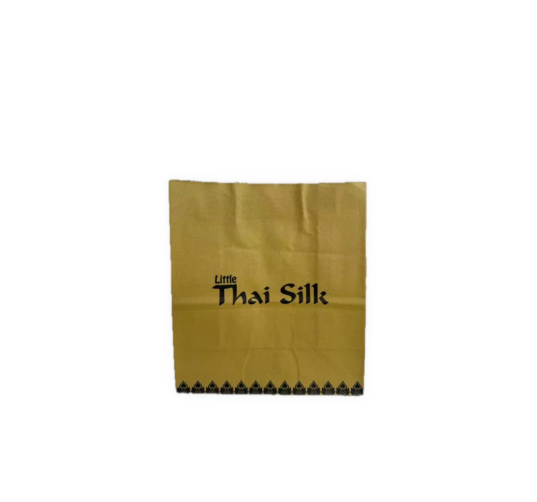 Little Thai Silk 金色紙手挽袋