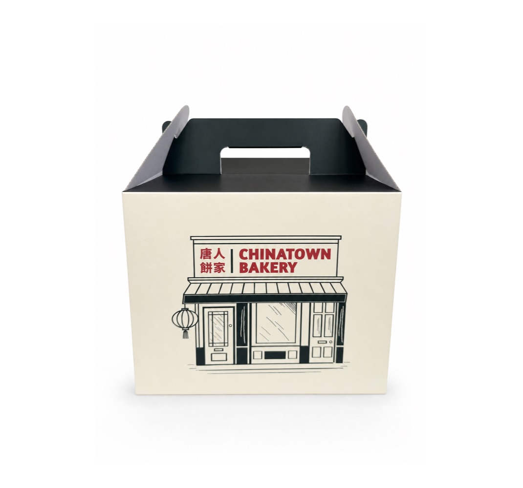 Chinatown Bakery Carry-Handle Cake Box