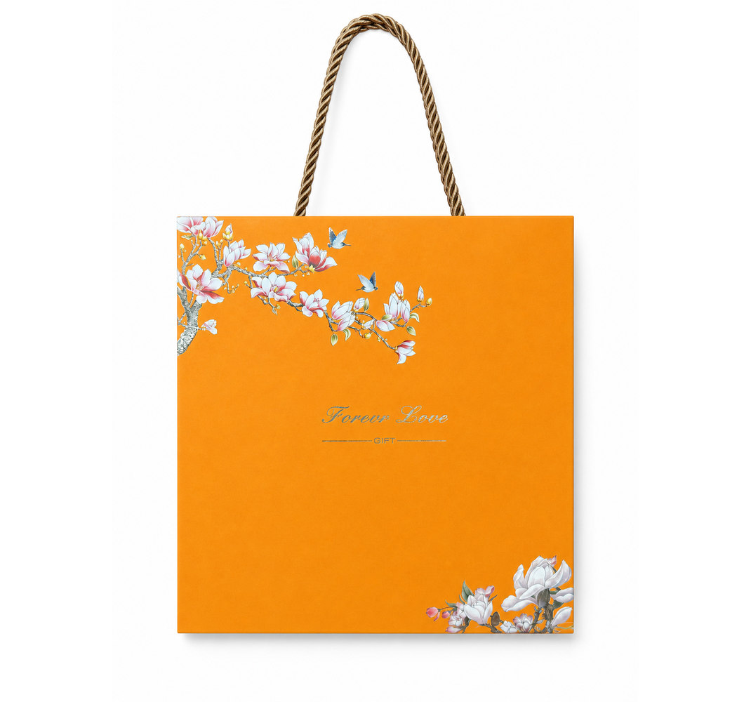 Orange Carry-Handle Gift Box